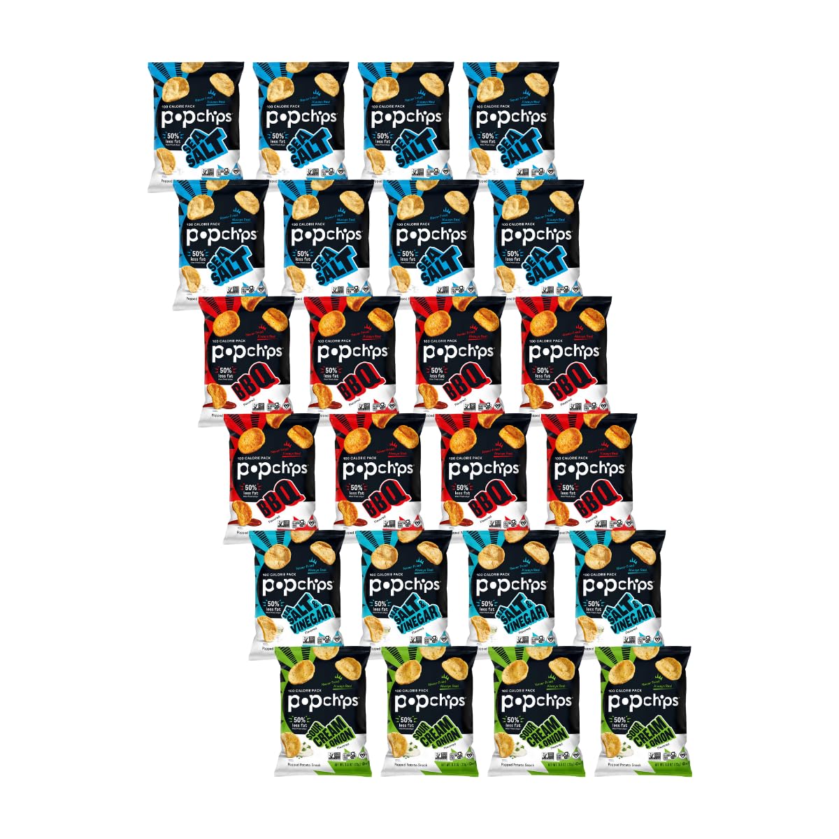 Algopix Similar Product 12 - Popchips Potato Chips Variety Pack