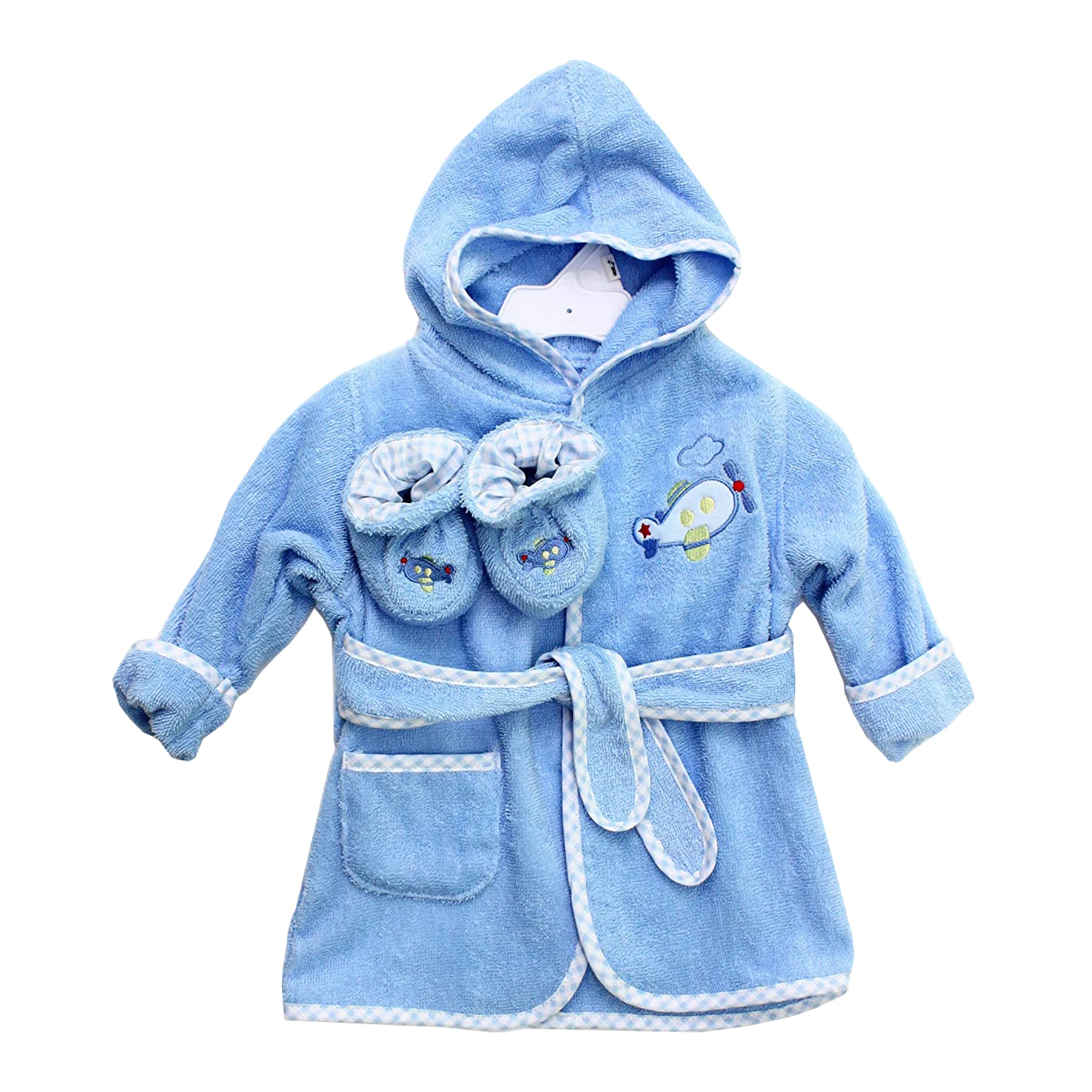 Algopix Similar Product 15 - Spasilk Hooded Terry Bathrobe with