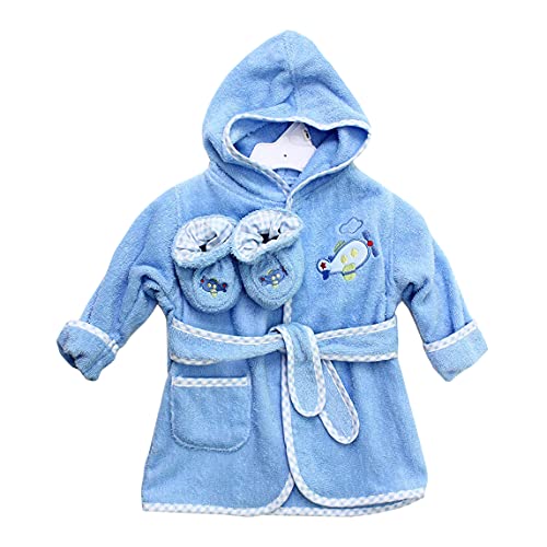 Algopix Similar Product 1 - Spasilk Hooded Terry Bathrobe with