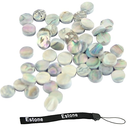 Algopix Similar Product 17 - Estone 50 Pieces 6mm Colorful Abalone