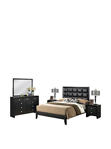 Algopix Similar Product 8 - Baxton Studio Carolina 5Piece Modern