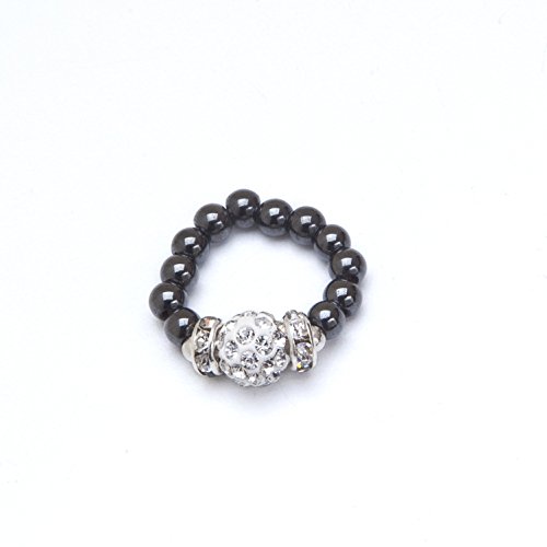 Algopix Similar Product 1 - Silver Crystal Shamballa Magnetic