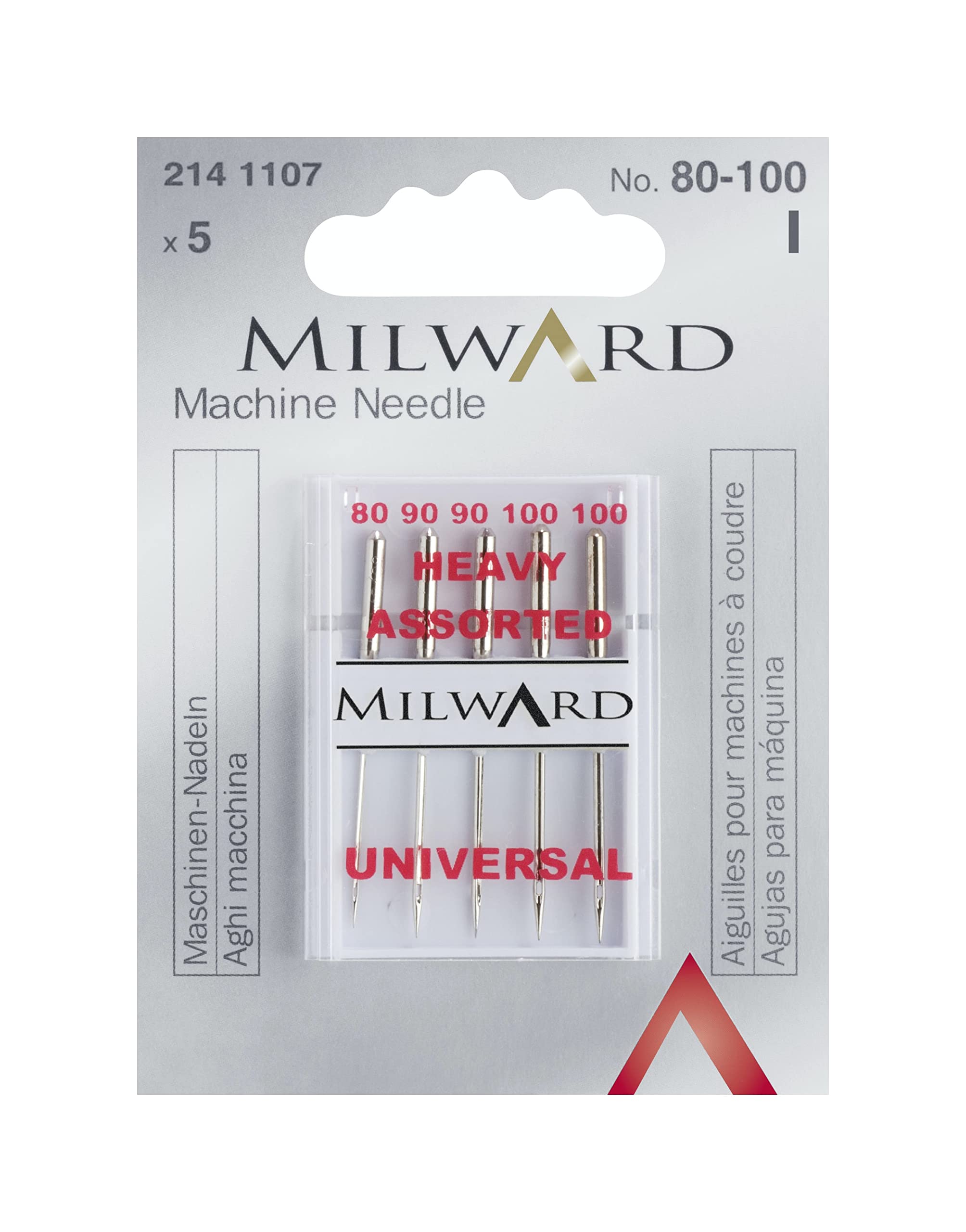 Algopix Similar Product 3 - Milward Sewing Machine Needles Size