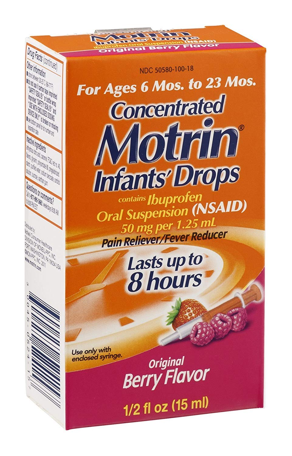 Algopix Similar Product 6 - Motrin Infant Drops Berry Size 5 Oz