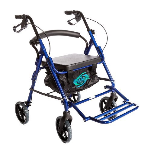 Algopix Similar Product 3 - HealthLine Combo Transport Rollator