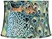 Algopix Similar Product 17 - Peacock Print Medium Drum Lamp Shade