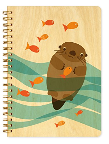 Algopix Similar Product 3 - Otter Journal with Real Wood Covers