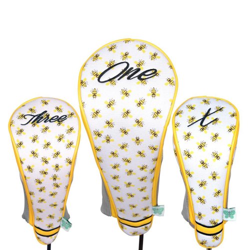 Algopix Similar Product 8 - LilyBeth Golf Head Covers Yellow