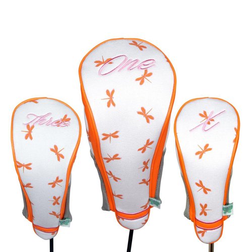 Algopix Similar Product 2 - LilyBeth Golf Head Covers Orange