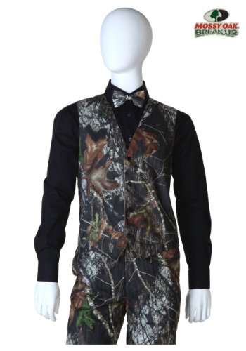 Algopix Similar Product 1 - Mossy Oak Tuxedo Vest Large