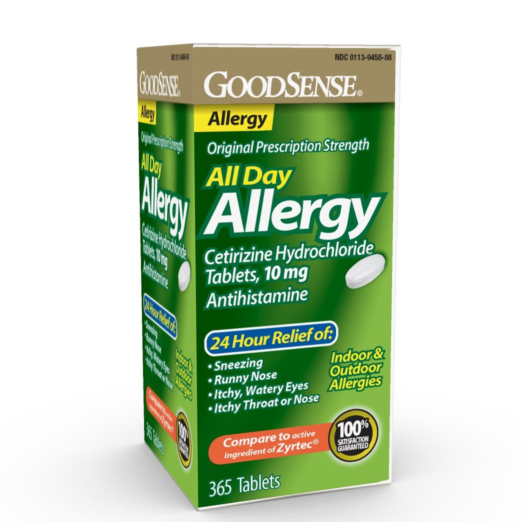 Algopix Similar Product 19 - GoodSense All Day Allergy Cetirizine