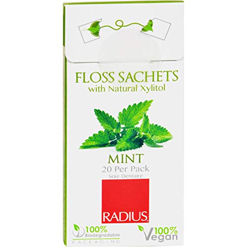 Algopix Similar Product 3 - Radius Floss Mint Vegan Xylitol20