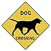Algopix Similar Product 8 - CROSSWALKS Dog Silhouette Crossing 12