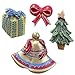 Algopix Similar Product 6 - Christmas Shower Curtain Hooks  Set of