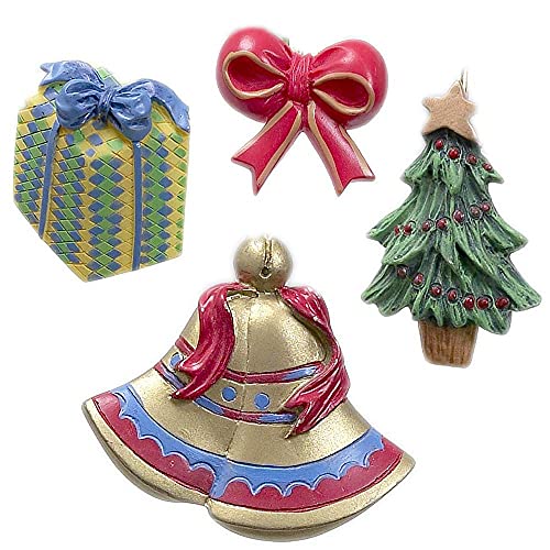 Algopix Similar Product 17 - Christmas Shower Curtain Hooks  Set of