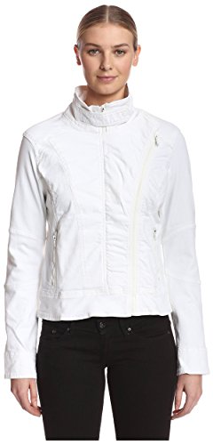 Algopix Similar Product 5 - DL1961 Women's Denim Jacket in White, L