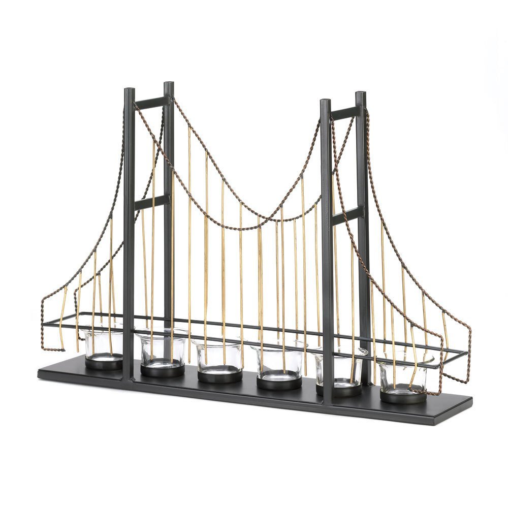 Algopix Similar Product 20 - Accent Plus Golden Gate Candleholder