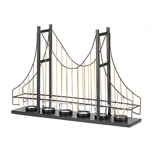 Algopix Similar Product 2 - Accent Plus Golden Gate Candleholder