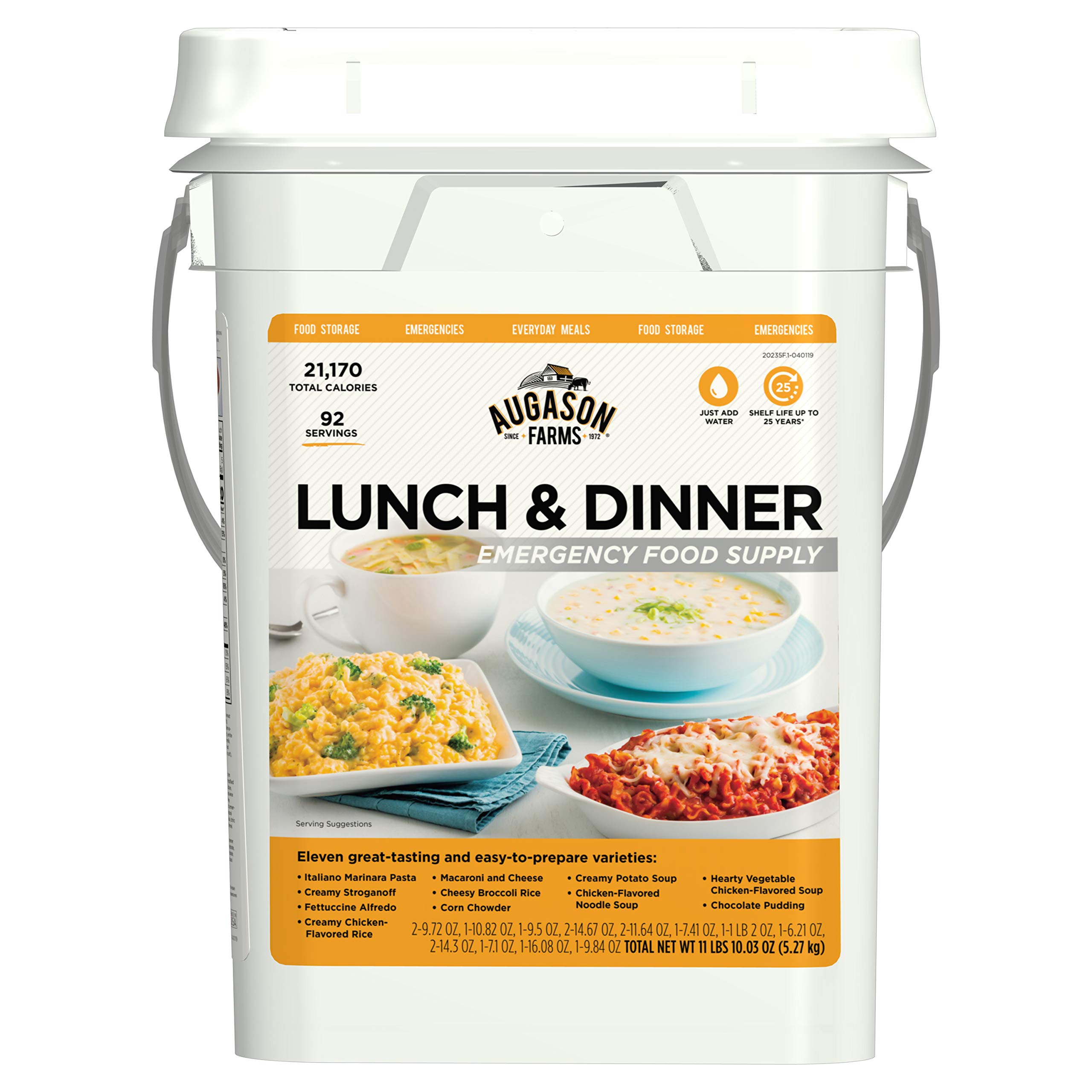 Algopix Similar Product 3 - Augason Farms Lunch and Dinner Variety