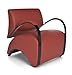 Algopix Similar Product 2 - OFM Lounge Chair with Red Pu Back and