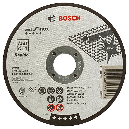 Algopix Similar Product 9 - Bosh 2608603486 Cutting Disk Flat Axle