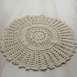 Algopix Similar Product 14 - Package of 12 Hand Crocheted Round Ecru