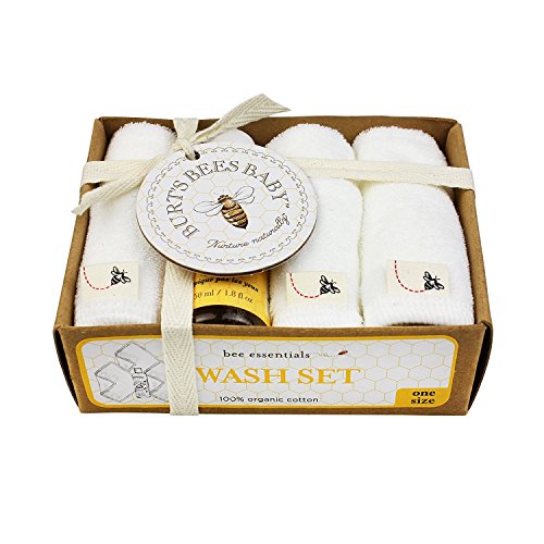 Algopix Similar Product 7 - Burts Bees Baby Organic Washcloth Gift
