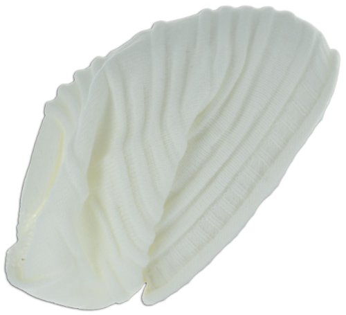 Algopix Similar Product 3 - Knit Crinkle Cap (White)
