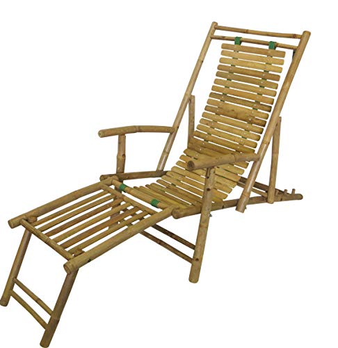 Algopix Similar Product 8 - MGP Bamboo Recliner Lounge Chair