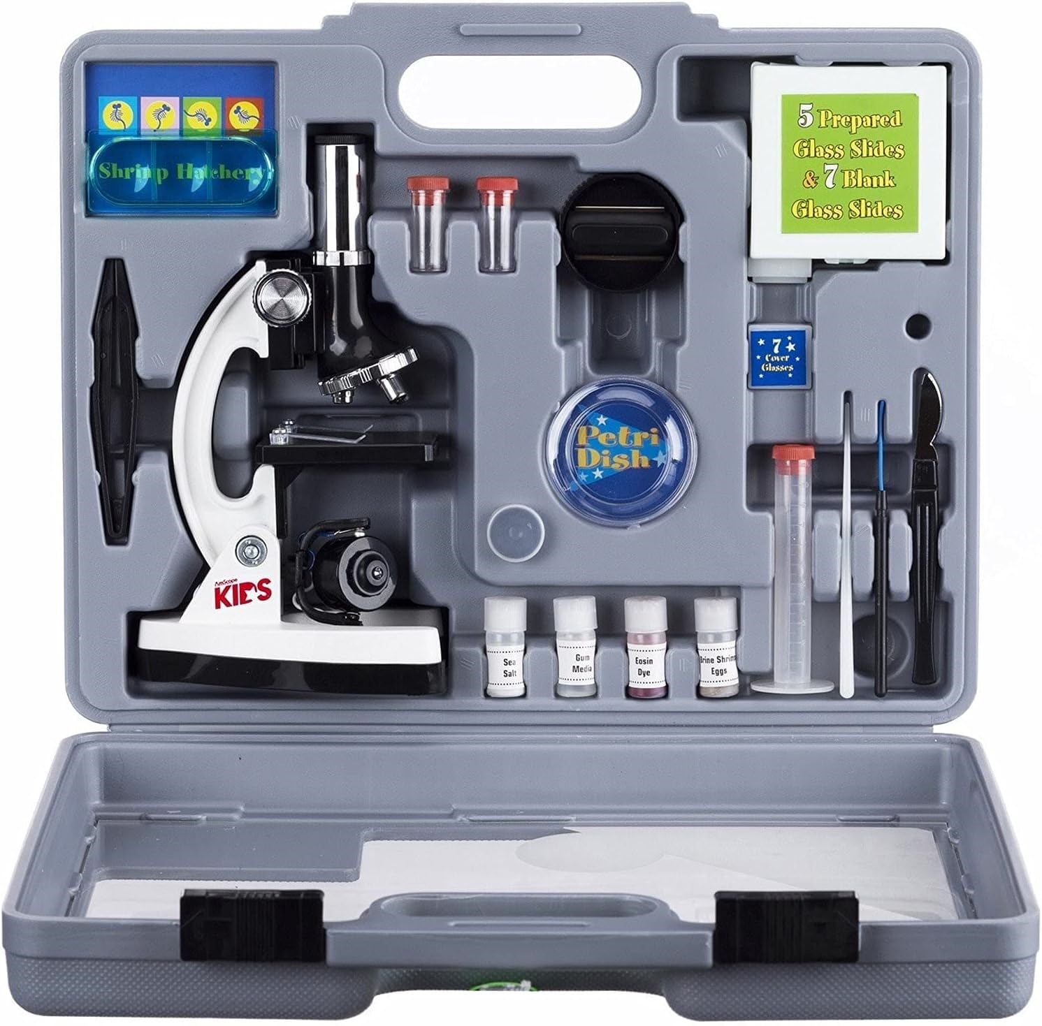 Algopix Similar Product 2 - AmScope 120X1200X 52pcs Beginner