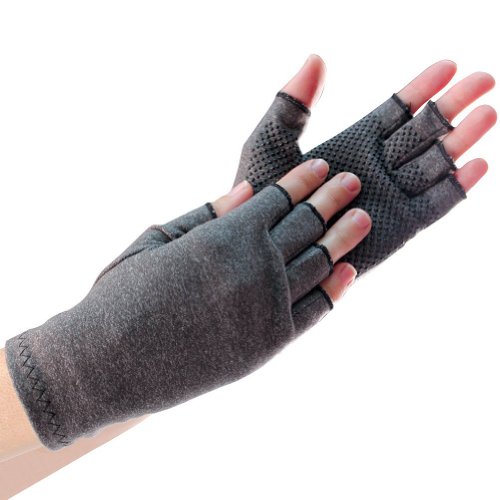Algopix Similar Product 11 - Compression Gloves with Grips - Mens