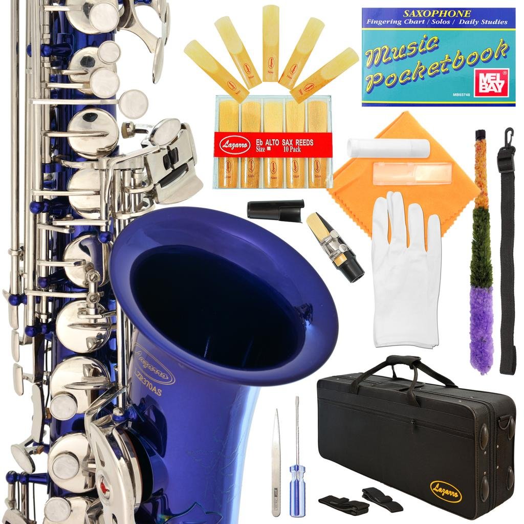 Algopix Similar Product 9 - 370BU  BlueSilver Keys Eb E Flat