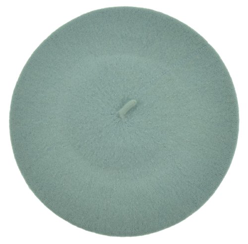 Algopix Similar Product 3 - LJL Design Wool Crochet Tam (Baby Blue)