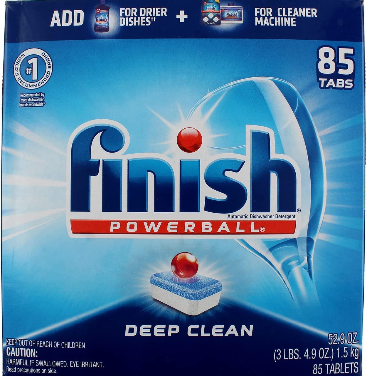 Algopix Similar Product 15 - Finish  All in 185ct  Dishwasher