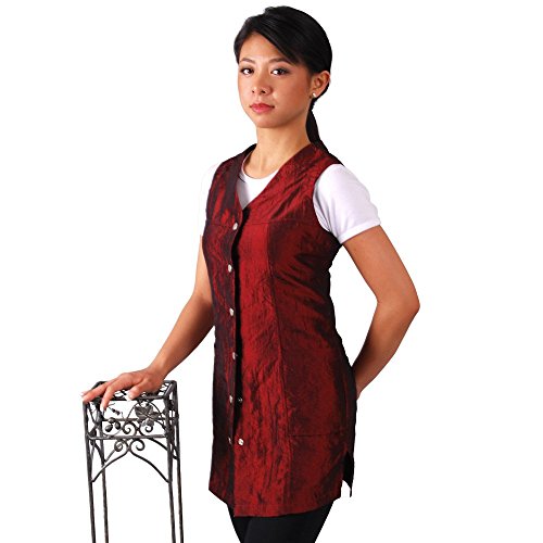 Algopix Similar Product 10 - JMT Beauty Sleeveless Burgundy Salon