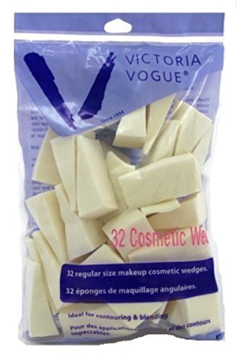 Algopix Similar Product 13 - Victoria Vogue Cosmetic Wedges 32 Count