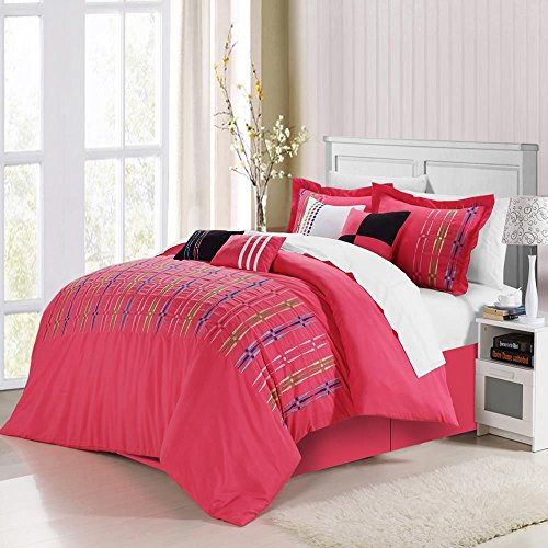 Algopix Similar Product 18 - Chic home Swimmy Fuchsia King  12
