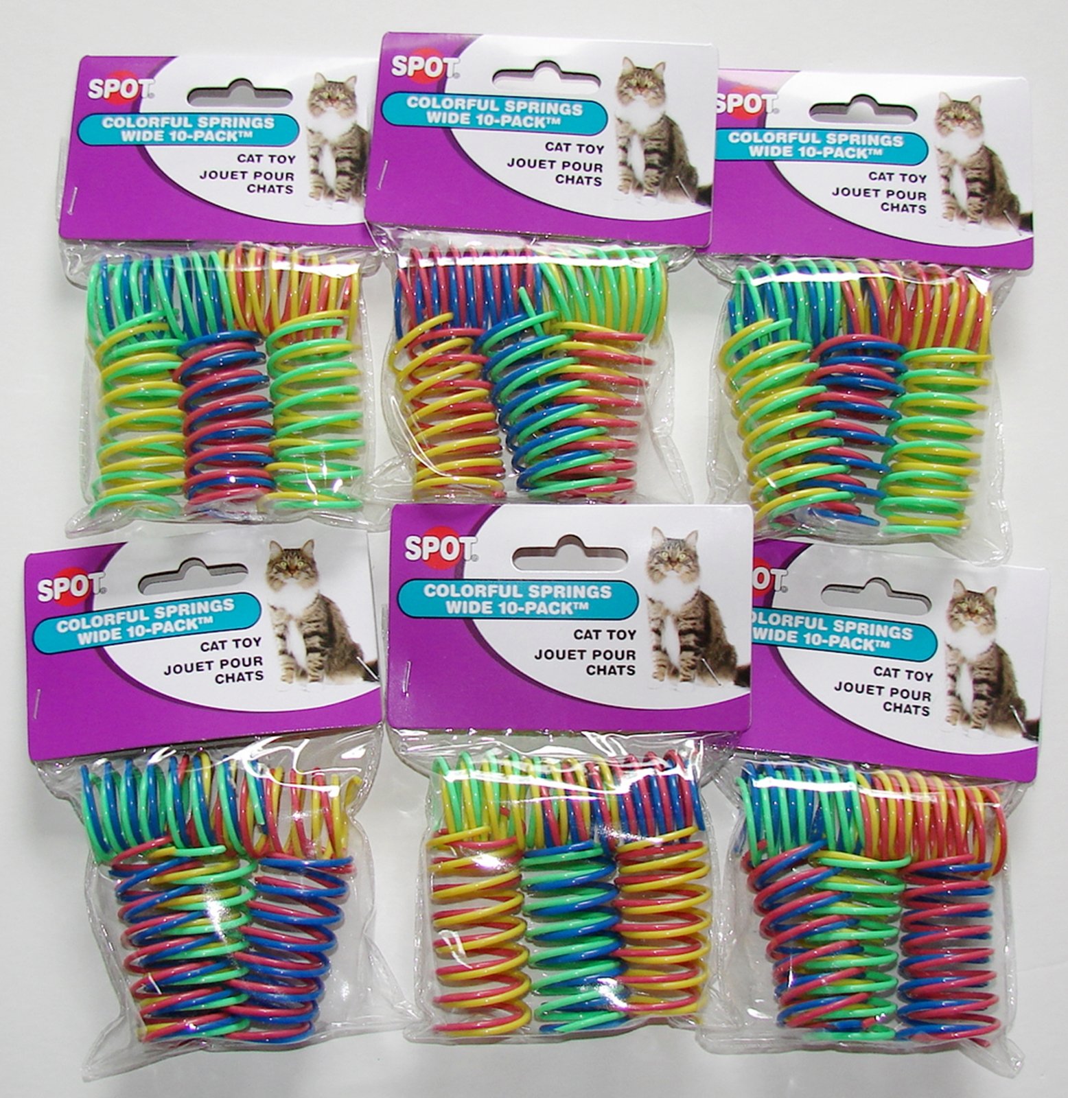 Algopix Similar Product 17 - 6Pack Ethical Pet Colorful Springs Cat