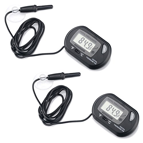 Algopix Similar Product 1 - HDE LCD Digital Fish Tank Aquarium