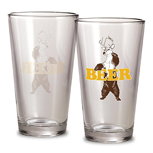 Algopix Similar Product 15 - Bear + Deer = Beer Pint