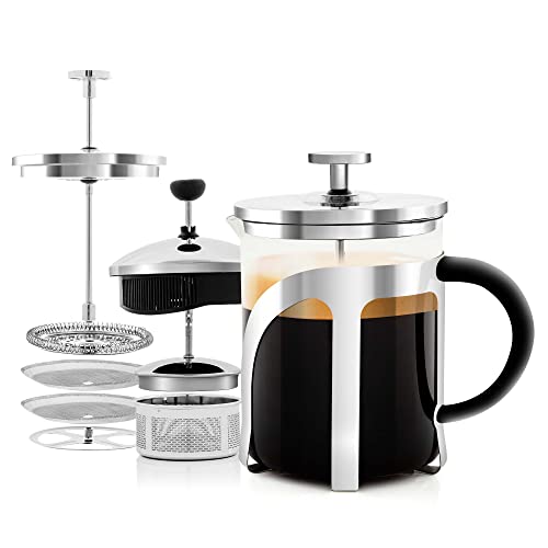 Algopix Similar Product 20 - OVENTE 2in1 Coffee Press and Tea