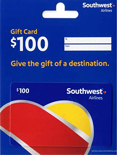 Algopix Similar Product 13 - Southwest Airlines Gift Card $100