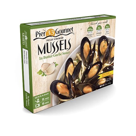 Algopix Similar Product 3 - Fully Cooked Mussels In Butter Garlic