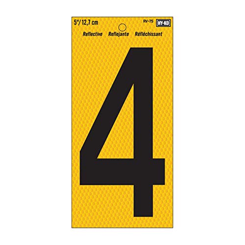 Algopix Similar Product 14 - Hyko Rv754 Reflective Numbers 4