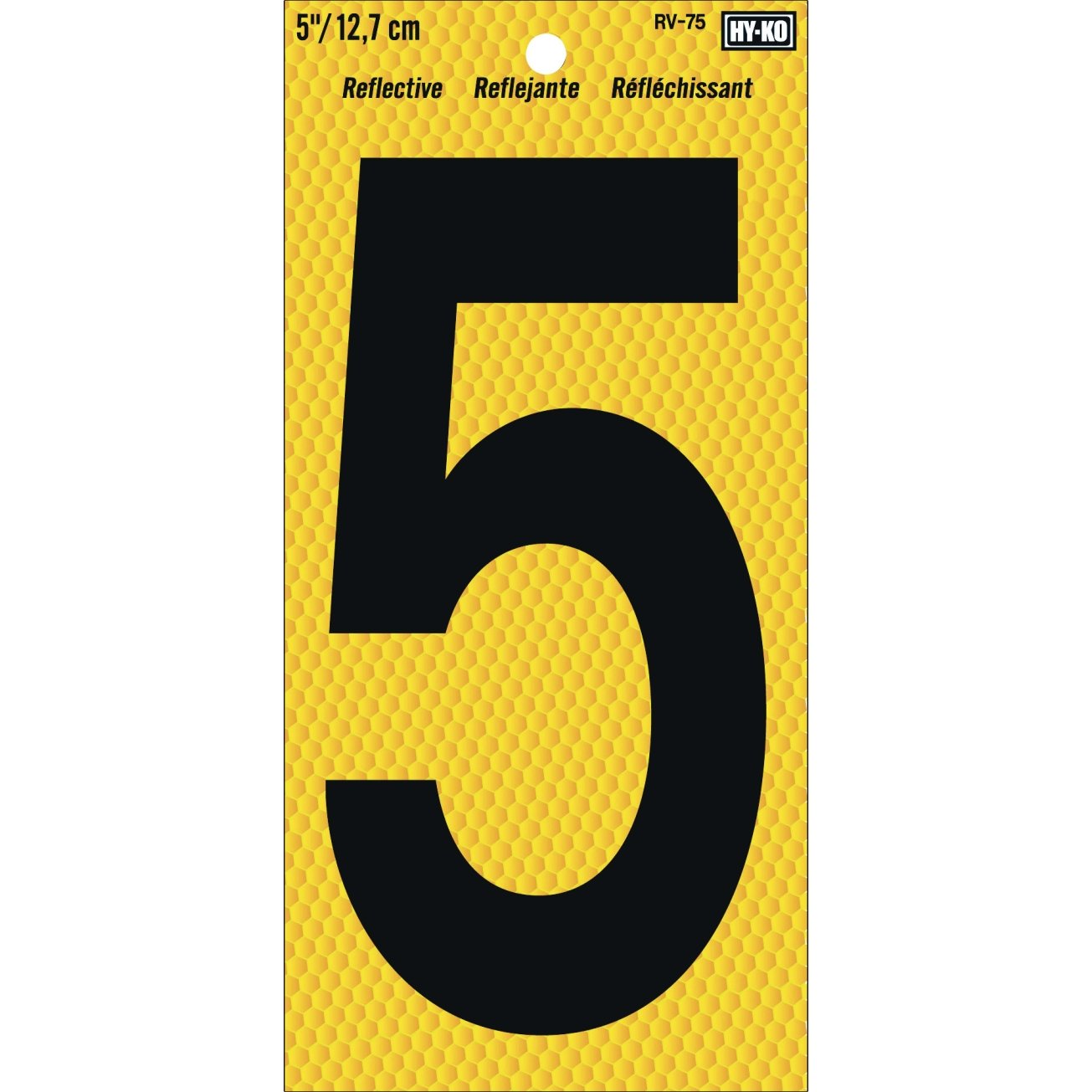 Algopix Similar Product 9 - HyKo RV755 5 BlackYellow Vinyl