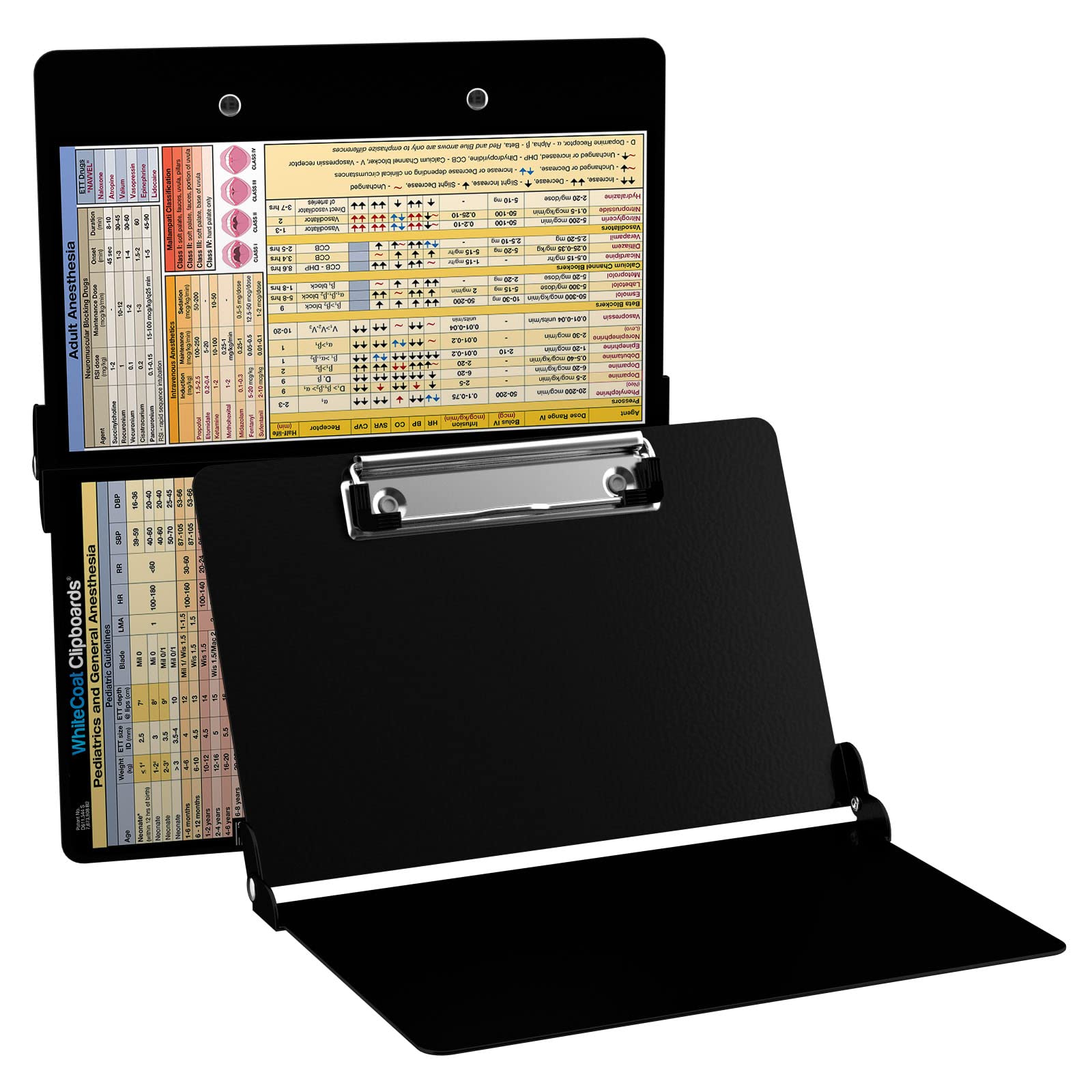 Algopix Similar Product 1 - WhiteCoat Clipboard  Black Anesthesia