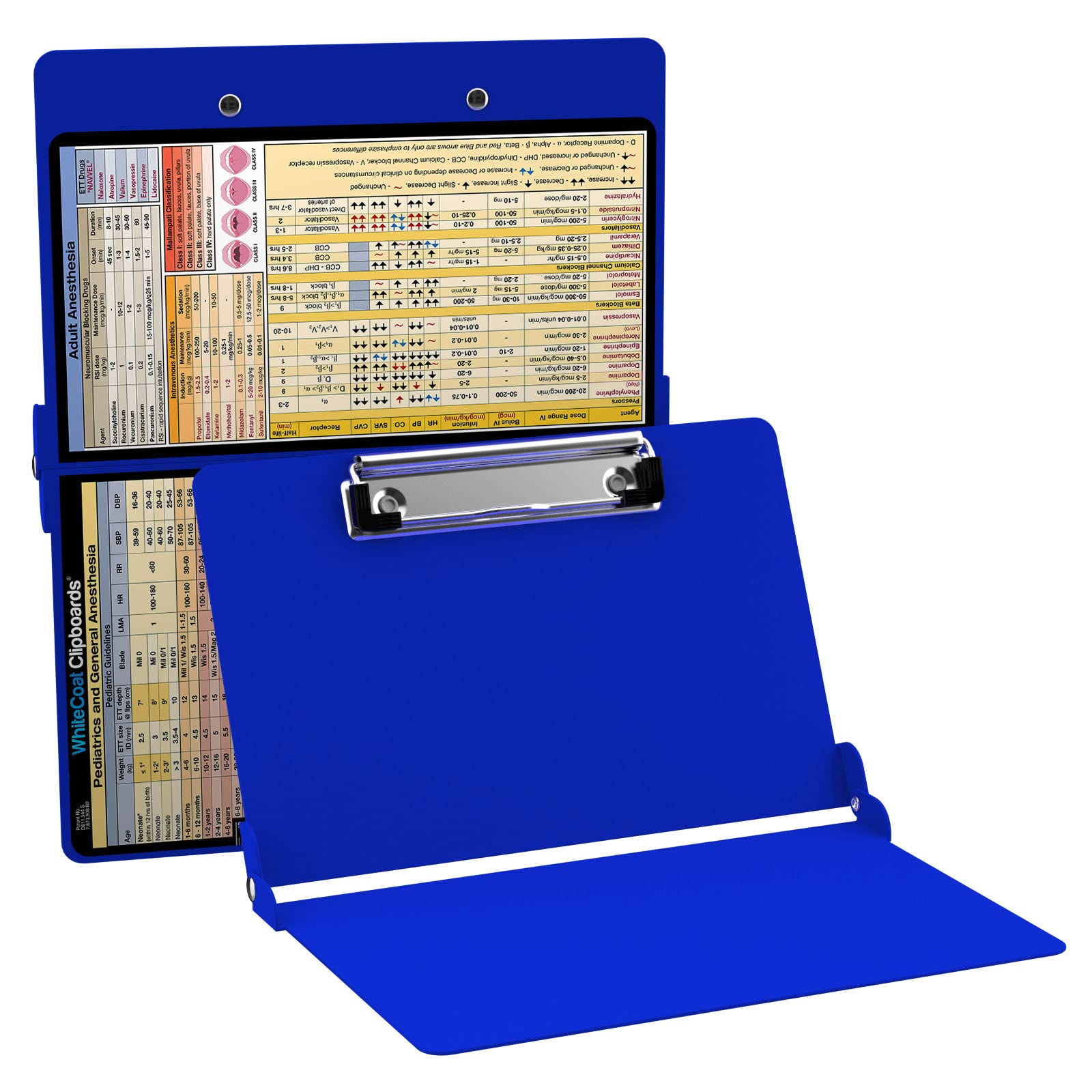 Algopix Similar Product 8 - WhiteCoat Clipboard  Blue Anesthesia