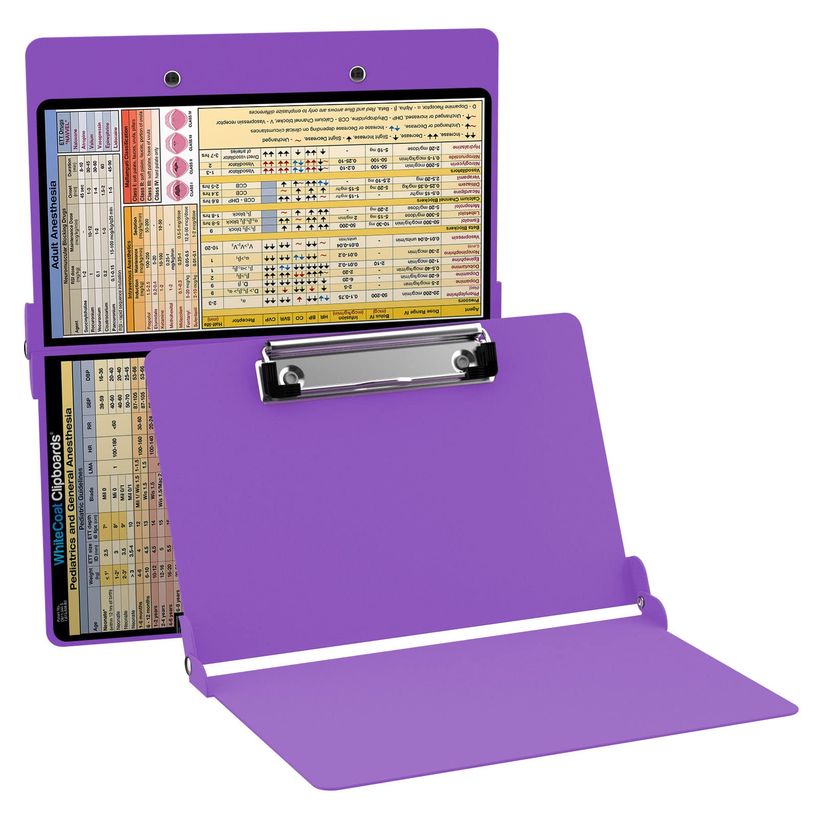 Algopix Similar Product 8 - WhiteCoat Clipboard  Lilac Anesthesia