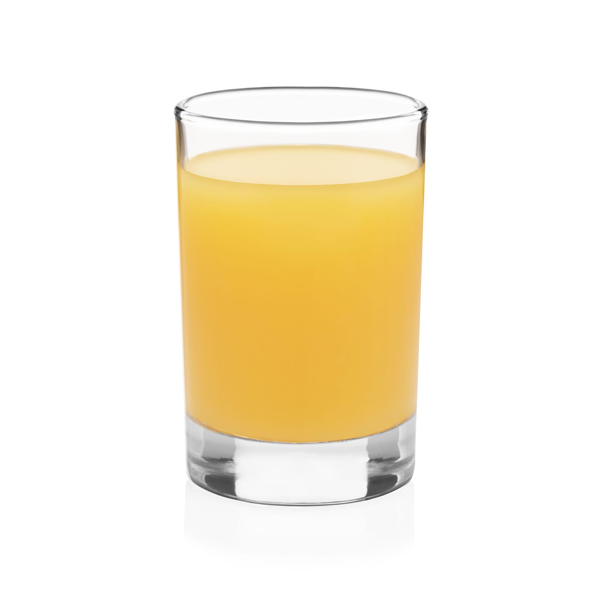 Algopix Similar Product 4 - Libbey Fruit Juice Glasses Heavy Base
