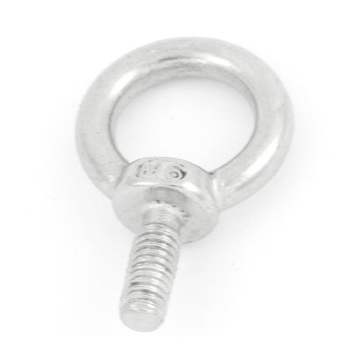 Algopix Similar Product 15 - uxcell Lifting Eye Bolt M6 Male Thread